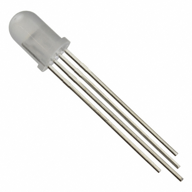 【WP154A4SEJ3VBDZGW/CA】LED RGB DIFFUSED T-1 3/4 T/H